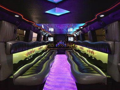 White Elite Coach Hummer H2 Limousine