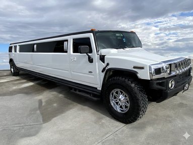 White Hummer H2 Limo 7